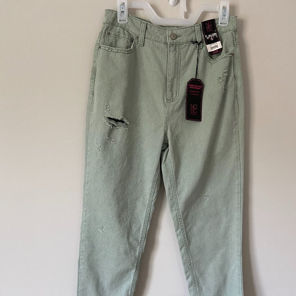 No Boundaries Sage/Green Junior's Size 9 Jeans